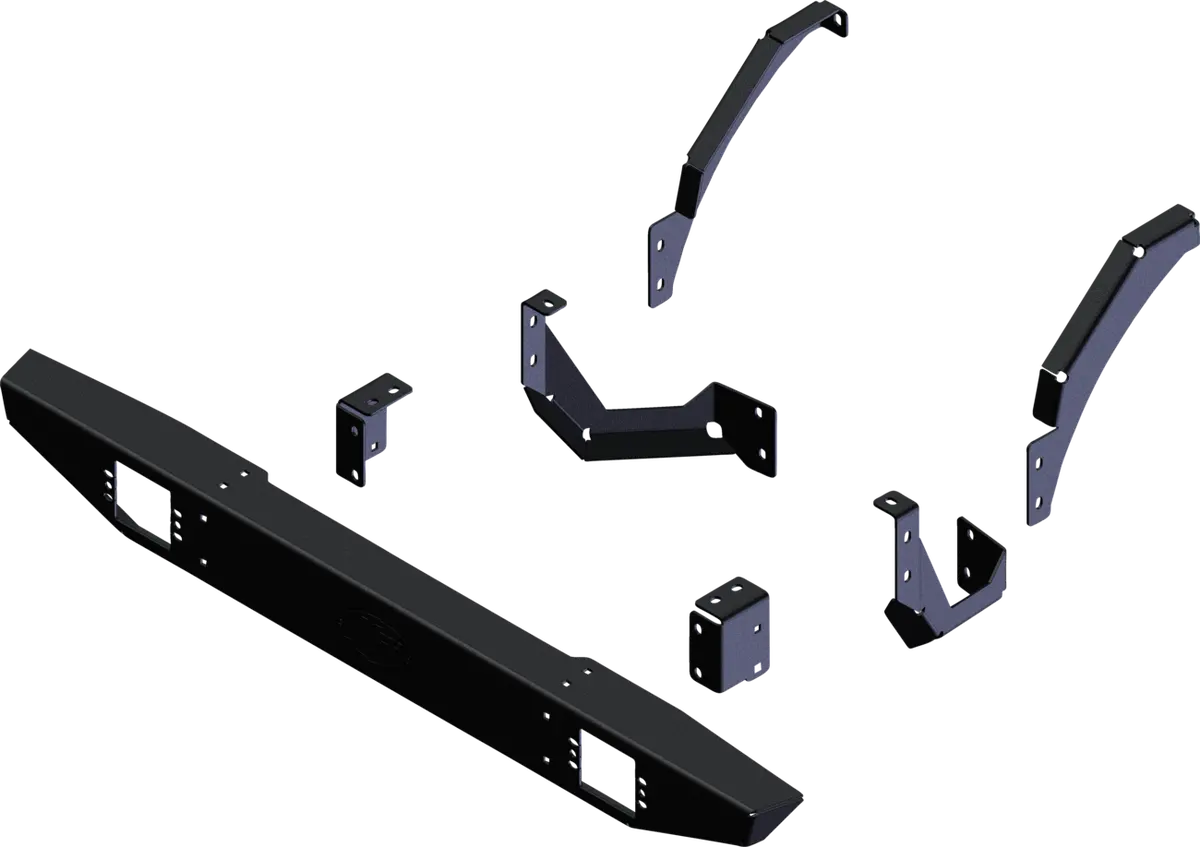 Kfi Products Rear Bumper For Polaris Xpedition 102105 - Formed, Textured Black 1