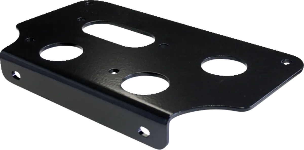 Kfi Products Brushguard Winch Mount For Polaris Oem Brushguards Part #2873371 1