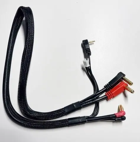 Tq Wire 2S Charge Cable 5Mm Bullets & Strain Reliefs 1