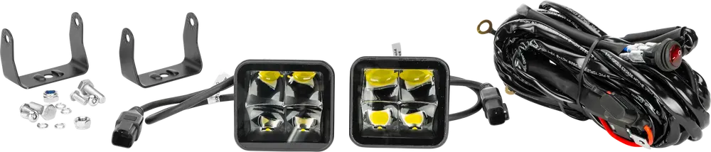 Open Trail Stealth Led Pods Spot Osram 40W Blacked Out Pair 12-9068 1
