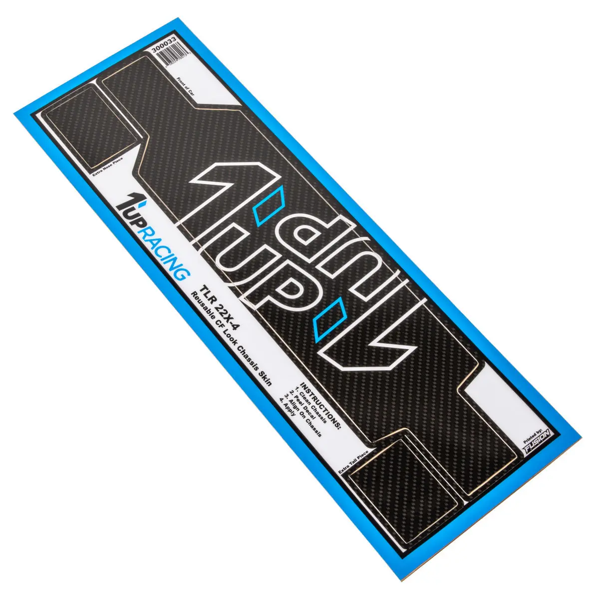 1Up Racing Cf Look Chassis Skin - Tlr 22X-4 1