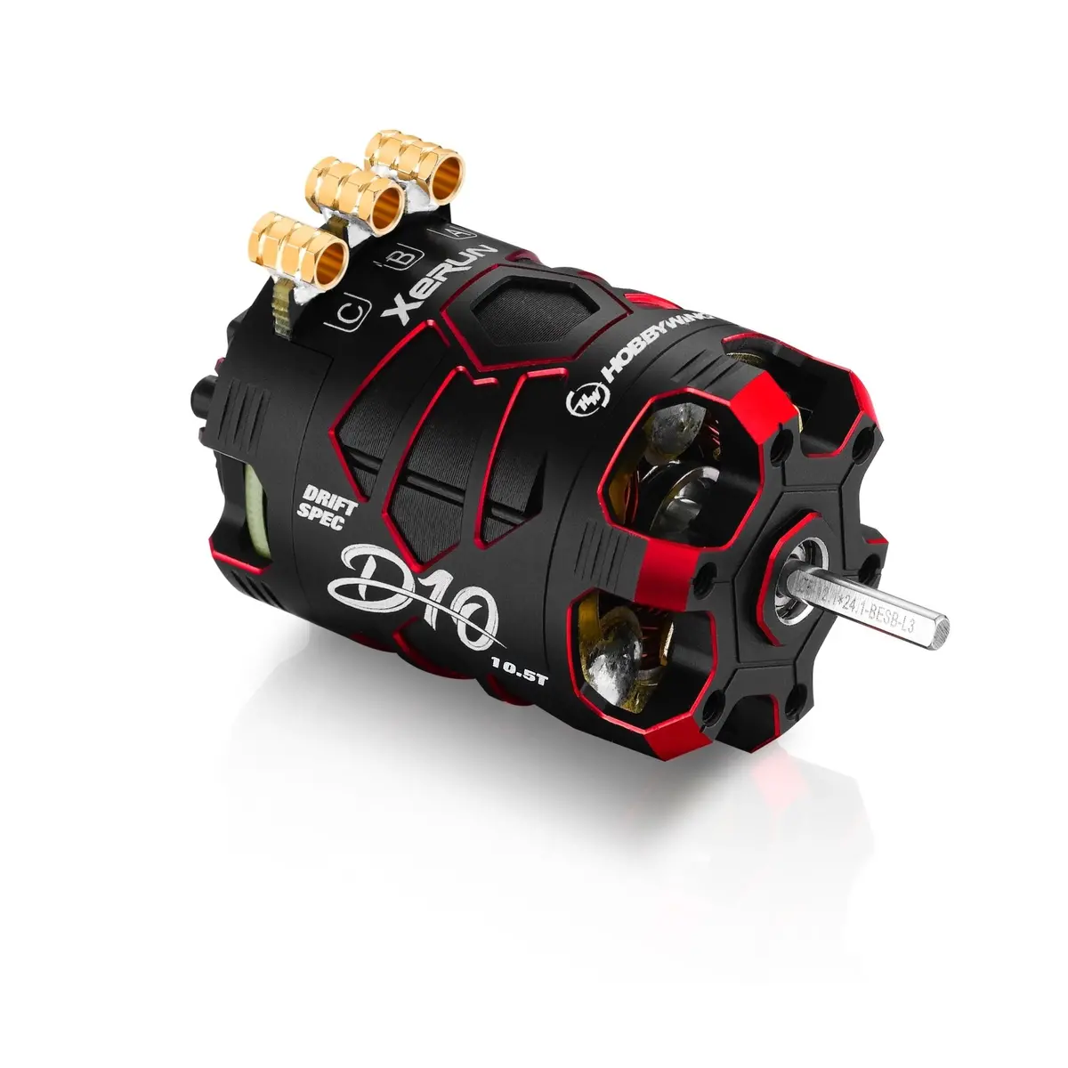 Xerun D10 Brushless Drift Motor - 10.5T 4600Kv, Passion Edition (Choose Color) 1