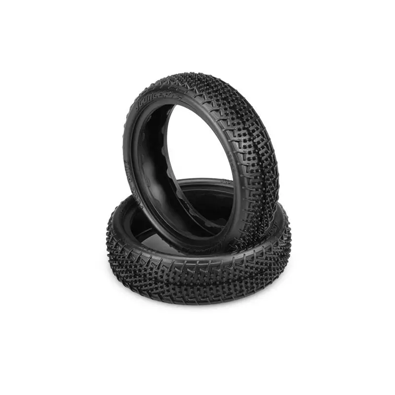 Jconcepts 1/10 Fuzz Bite Lp Slim 2.2” Front 2Wd Buggy Tires And Inserts, Pink Compound (2) 2