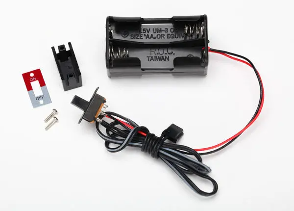 Battery Holder, 4-Cell / On-Off Switch - 3170X 1