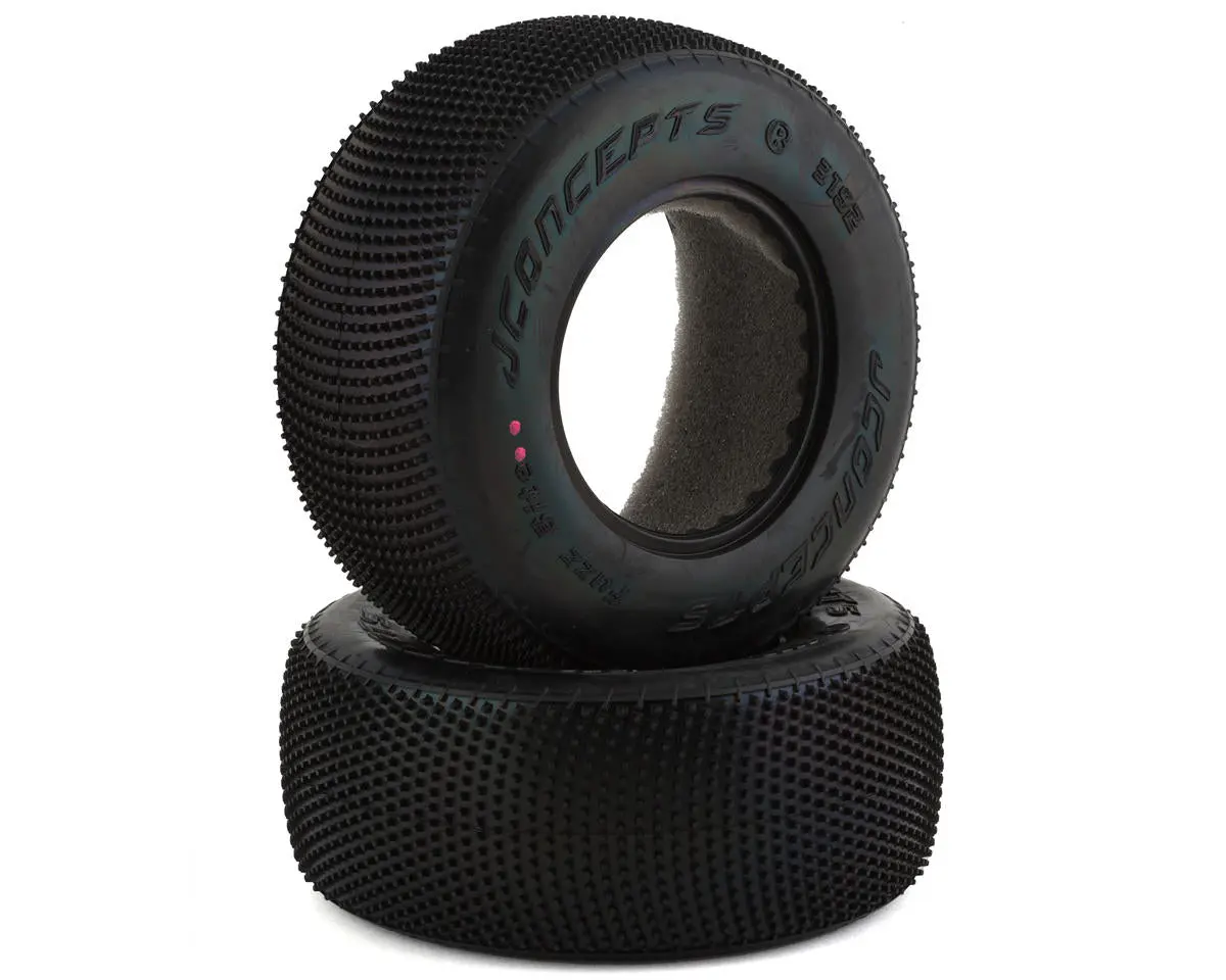 Jconcepts Fuzz Bite Short Course Carpet Tires (2) (Pink) 1