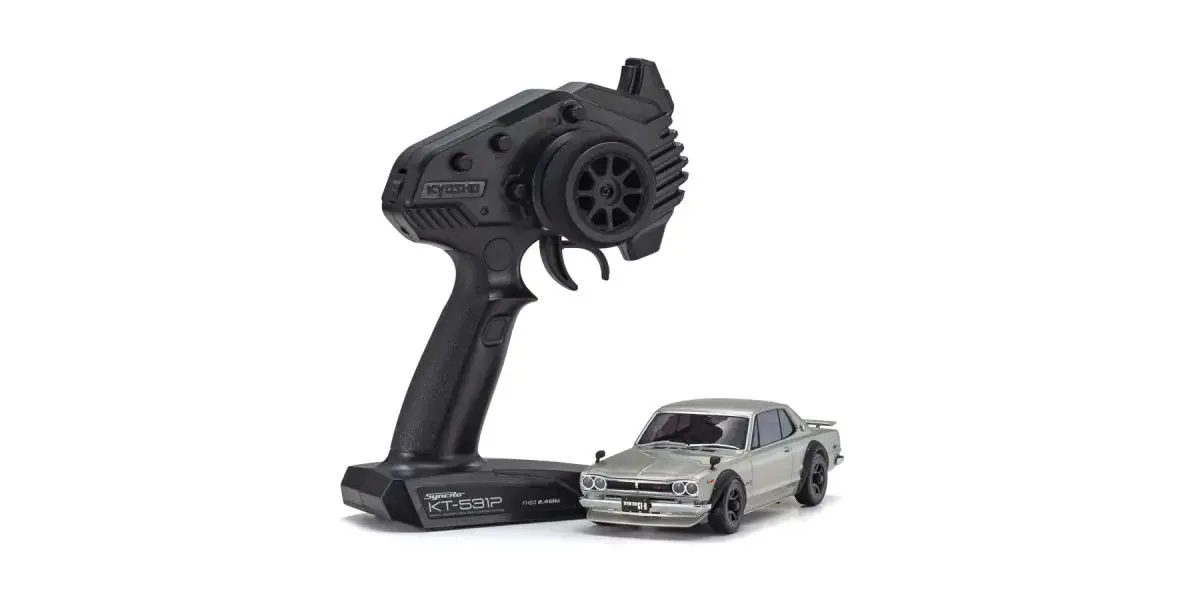 Mini-Z Rwd Mr-04 Readyset Nissan Skyline 2000Gt-R (Kpgc10) Tuned Ver. Silver 1