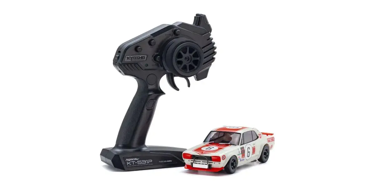 Mini-Z Awd Nissan Skyline 2000Gt-R (Kpgc10) Racing 1972 #6 Red 1