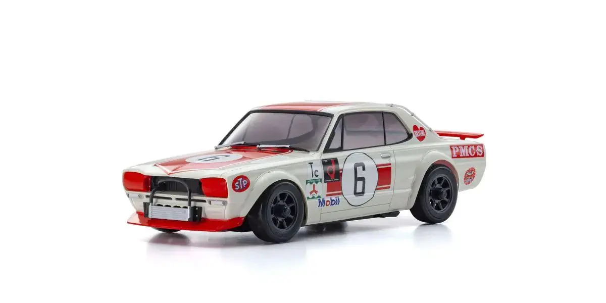 Mini-Z Awd Nissan Skyline 2000Gt-R (Kpgc10) Racing 1972 #6 Red 2
