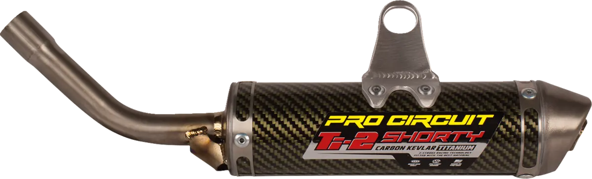 Pro Circuit Ti-2 Shorty Silencer Ktm 65 Sx Husqvarna Tc 65 Gas Gas Mc 65 1152465K 2