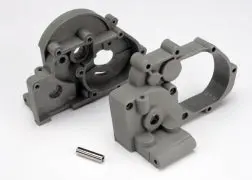 Gearbox Halves (L&R) (Gray) W/ Idler Gear Shaft 1