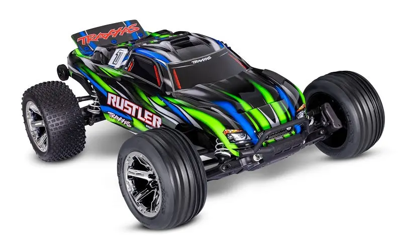 Rustler® Brushless: 1/10 Scale Stadium Truck With Tq™ 2.4 Ghz Radio System - Red 2