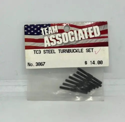 Team Associated 3867 Tc3 Steel Turnbuckle Set 1