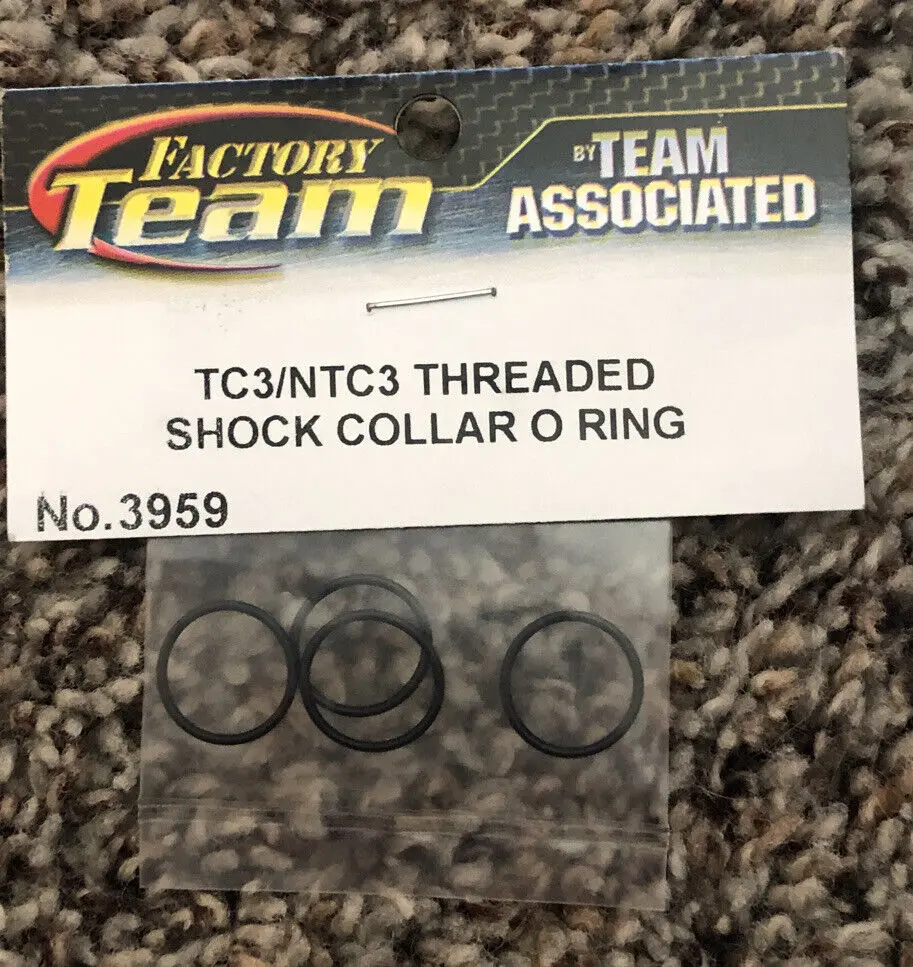 Team Associated # 3959 Tc3 Ntc3 Threaded Shock Collar O Ring Vintage Rc10 1