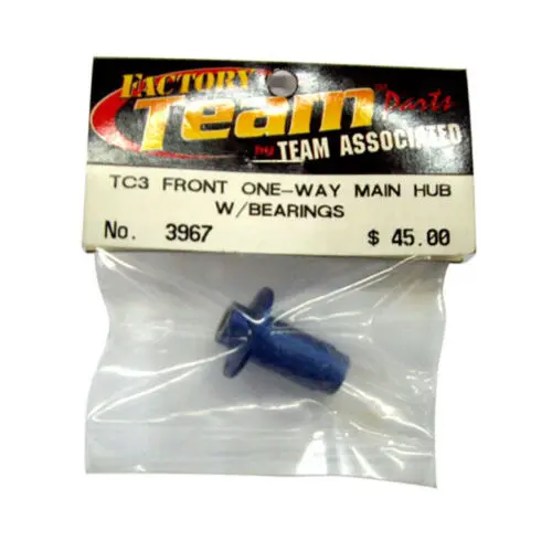 Factory Team Parts By Team Associated Tc3 Front One-Way Main Hub W/ Bearings No. 3967 1