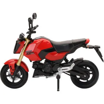 New Ray Toys 58503A Honda Grom 1:12 Scale Die-Cast Model Bike Red Or White 1