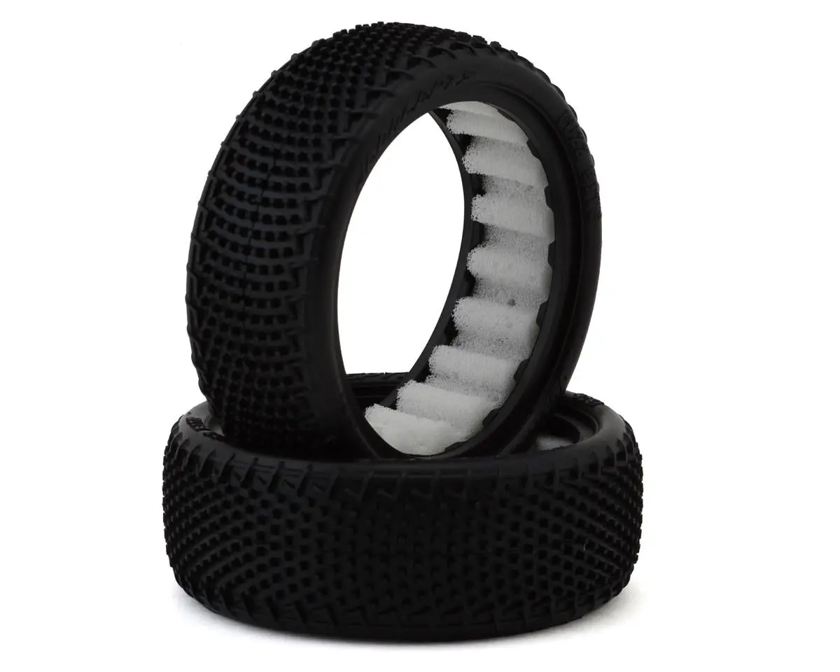 Jconcepts Fuzz Bite Wide 2.2" 2Wd Front Buggy Carpet Tires (2) (Pink) 1