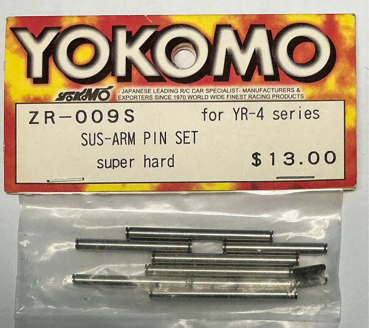 Yokomo Sus-Arm Pin Set Super Hard For Yr-4 Series Zr009s 1