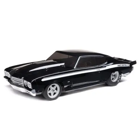 Los01023t2 1/16 1970 Chevelle 2Wd Mini No Prep Drag Car Rtr, Black 1