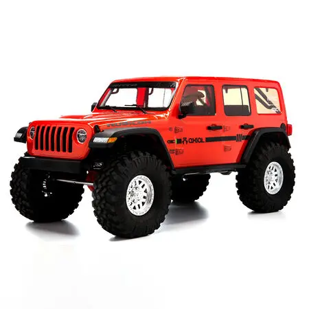 Axi03003t2 1/10 Scx10 Iii Jeep Jlu Wrangler With Portals Rtr, Orange 1