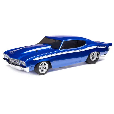 1/16 1970 Chevelle 2Wd Mini No Prep Drag Car Rtr, Blue - Los01023t1 1
