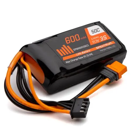 Spmx6003sic2 11.1V 600Mah 3S 50C Lipo Battery: Ic2 1