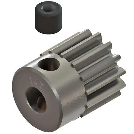 Arac7777 Pinion Gear 14T 48Dp: Mega 4X4 1