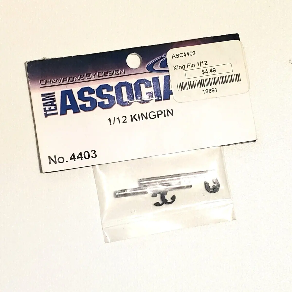 Team Associated # 4403 - Traxxas-Rustler-2Wd Suspension Pins & E-Clips 1