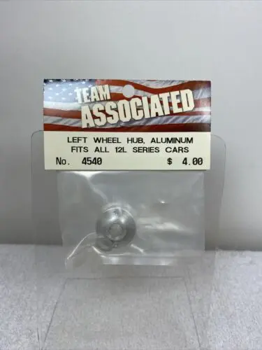 Team Associated # 4540 Left Wheel Hub, Alluminum For Rc12l Cars, Vintage Pan Car 1