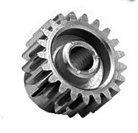 Robinson Racing Nickel Plated Steel Pinon, 48 Pitch, 1/8 Bore 1
