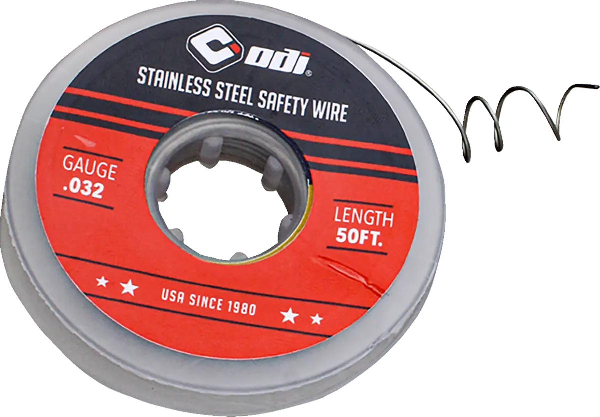 Odi Safety Wire 0.032" Gauge - 50' H70ssw-50 For Motorcycle Fastening 1