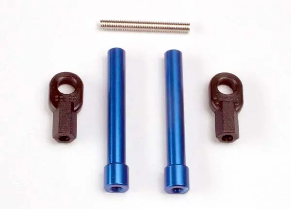 Bellcrank Posts, Aluminum (2)/ Steering Link Threaded Rod (3X25mm)/ Long Rod Ends (2) - 4944 1