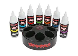 Shock Oil Set (Includes 20 Wt, 30 Wt, 40 Wt, 50 Wt, 60 Wt, 70 Wt, & 80 Wt Premium Shock Oils With Spinning Carousel Rack) 1