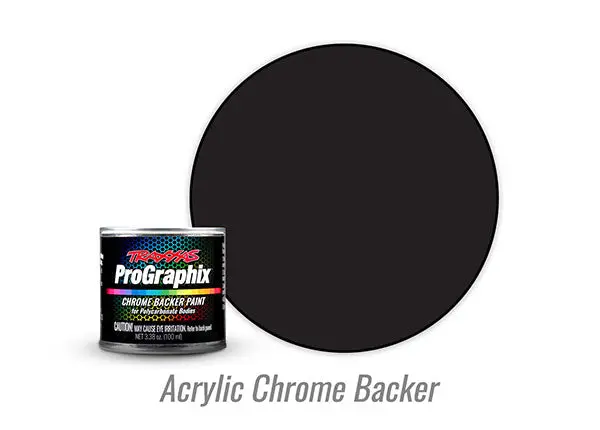Backing Paint, Prographix®, Black, Acrylic (100Ml) - 5044 1