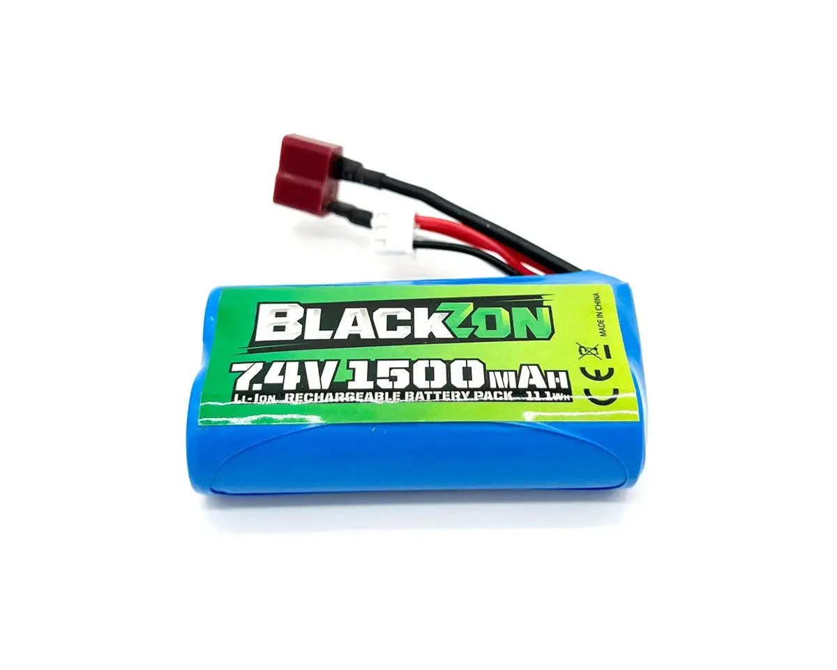 Blackzon Battery Pack (Li-Ion 7.4V, 1500Mah), W/T-Plug, Smyter 1