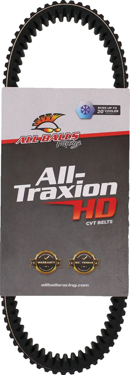 All Balls 25-9024 All Traxion Cvt Belt Heavy-Duty For Wolverine X2/X4 850 (2018-2024) 1