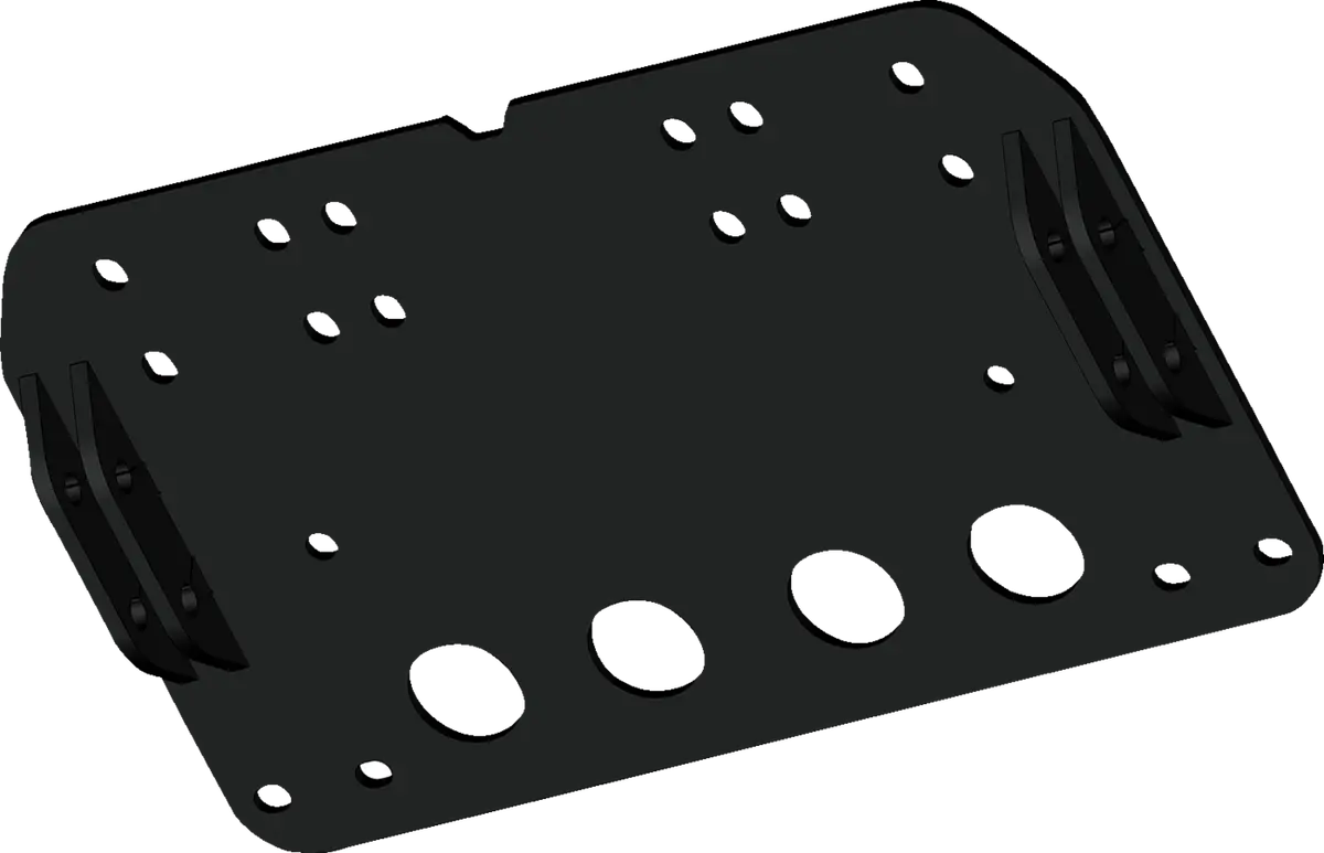 Kfi Products Kawasaki Brute Force 750 Plow Mount - Atv Push Tube, 14.5" Wide Fit 1