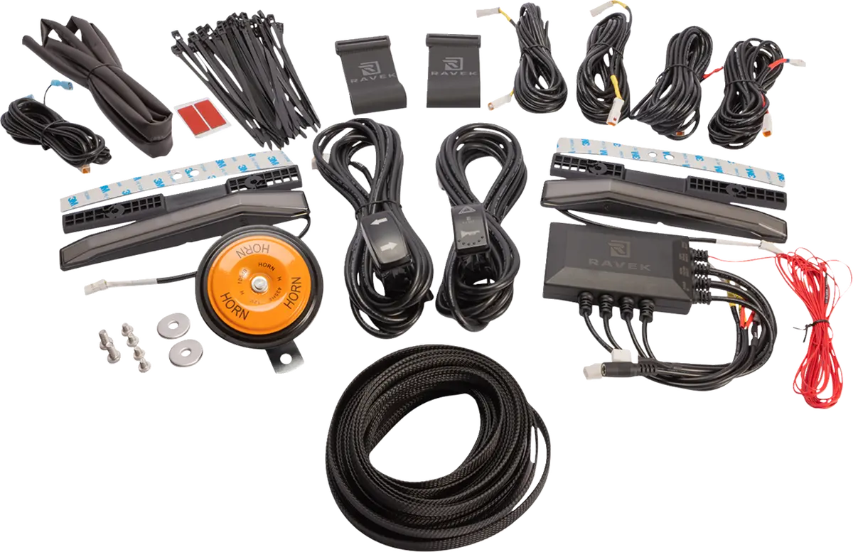 Ravek 65-703 Turn Signal Kit - Amber & White Running Light For Maverick R 2020-2024 1