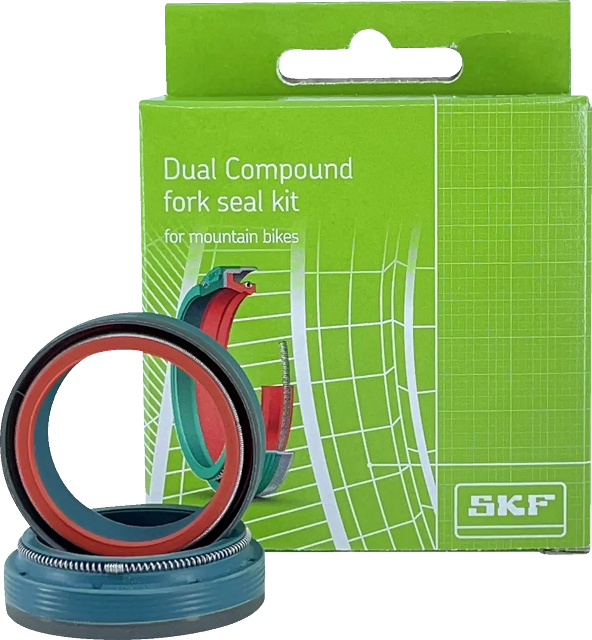 Skf Dual-45S Fork Seal Kit For Showa 45Mm Suspension Systems 1