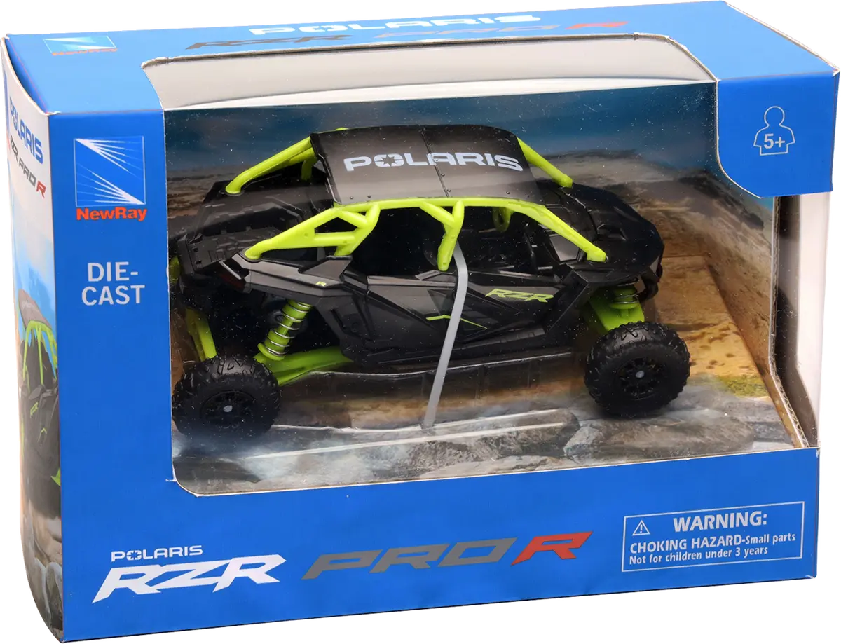 New Ray Toys 07393 Polaris Rzr Pro R4 1:18 Scale Black Atv 2020-2023 2