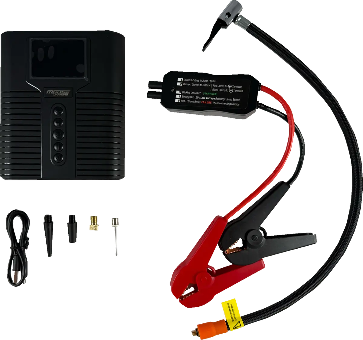 Moose 3807-0756 Jump Starter With Air Compressor - Universal Off-Road 1