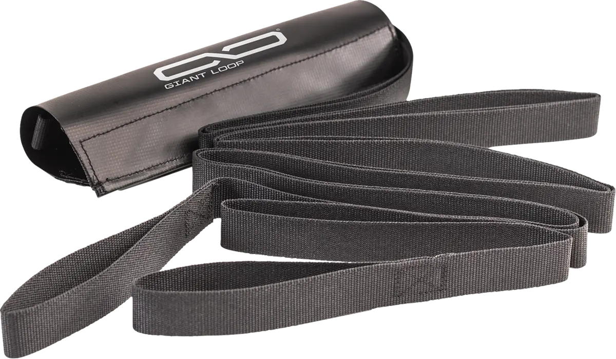 Giant Loop Tow25 Tow Strap Cordura Ballistic 14' 9" Black/Orange 1