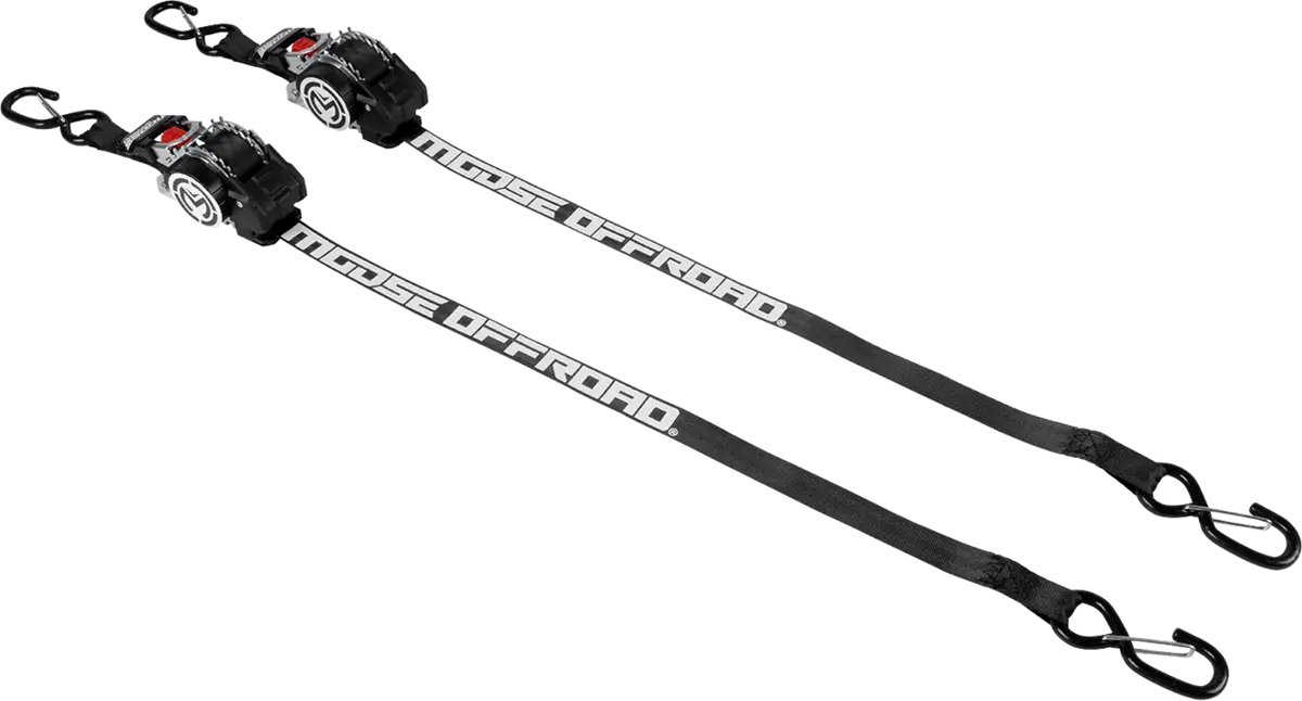 Moose Offroad 3920-0550 Retractable Ratchet Tie Down 1"X10' Universal Atv/Utv 1