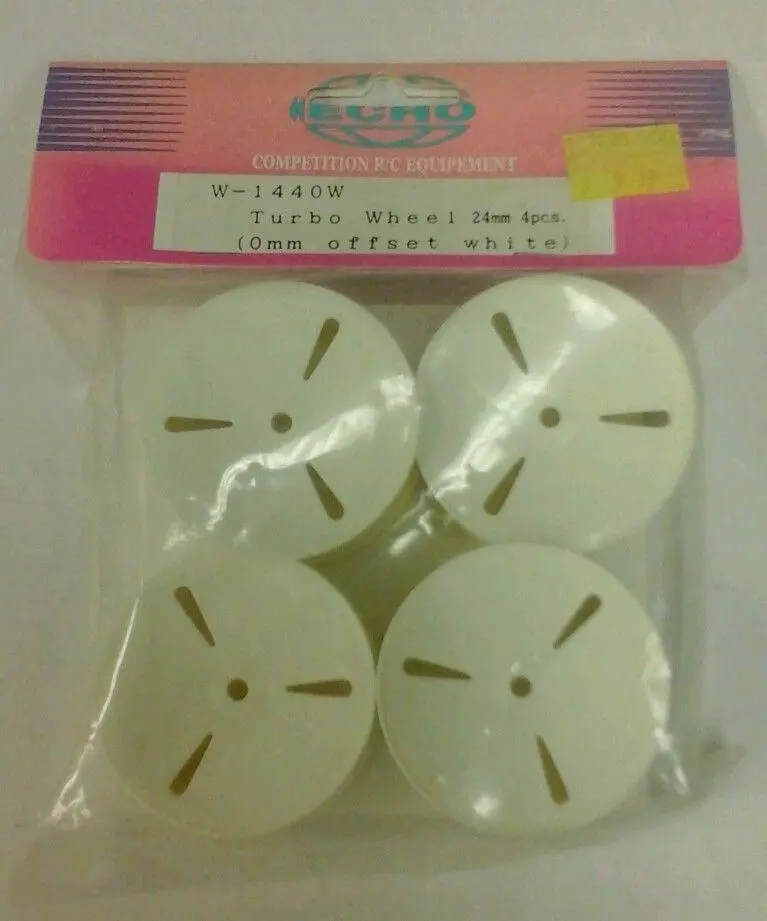 Echo Turbo Wheel 24Mm 0Mm Offset (White) 1