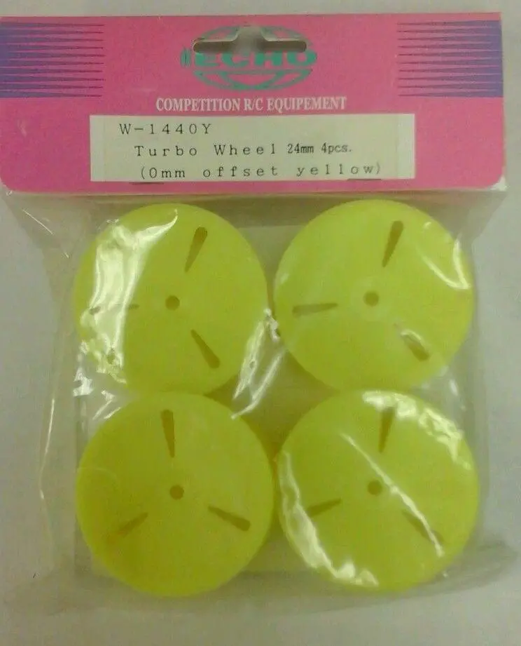 Echo Turbo Wheel 24Mm 0Mm Offset (Yellow) 1