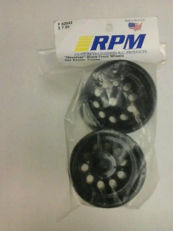 Rpm Revolver 2.2 Front 2Wd Truck Wheels(Black) 82042 1