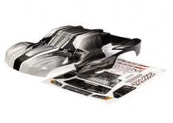 Body, Slash® 2Wd, Prographix® (Graphics Are Printed, Requires Paint & Final Color Application)/ Decal Sheet - 5851L 1