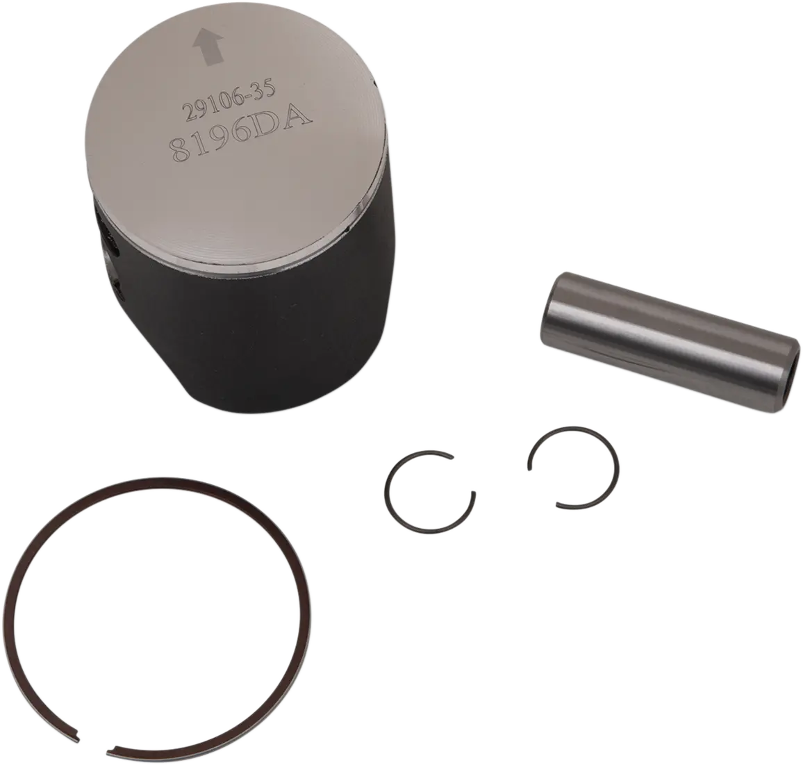Wossner 8196Da Piston Kit - 44.45 Mm For Kawasaki & Suzuki Motorcycles (2000-2023) 1