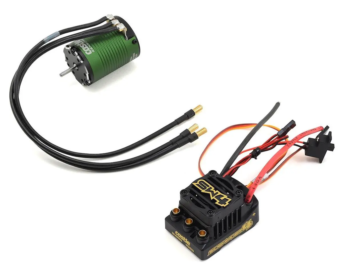 Castle Creations Sidewinder Sw4 Waterproof 1/10 Esc/Motor Combo W/1410 (3800Kv) 1
