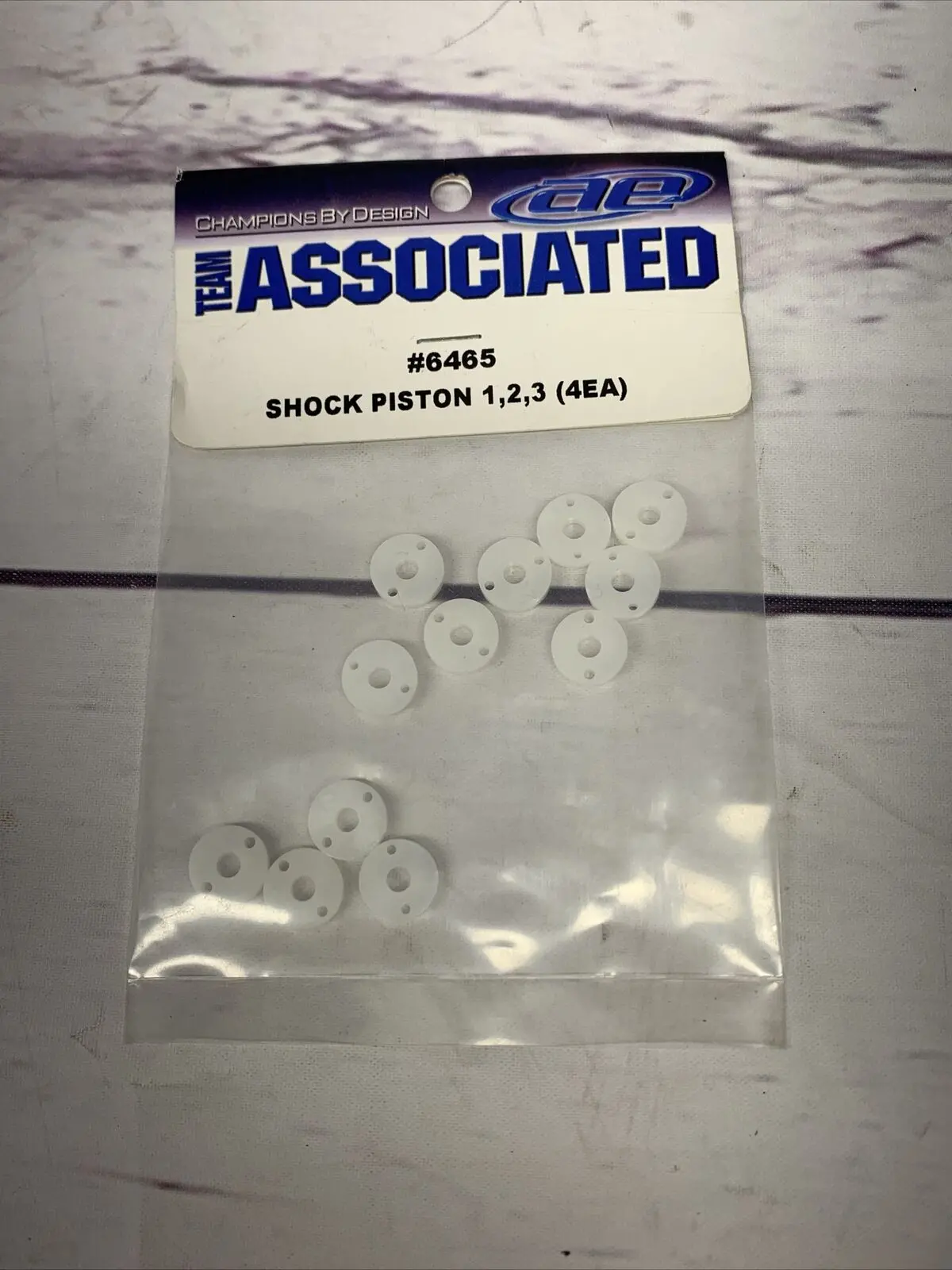 Team Associated # 6465 Molded Shock Pistons For Rc10 1