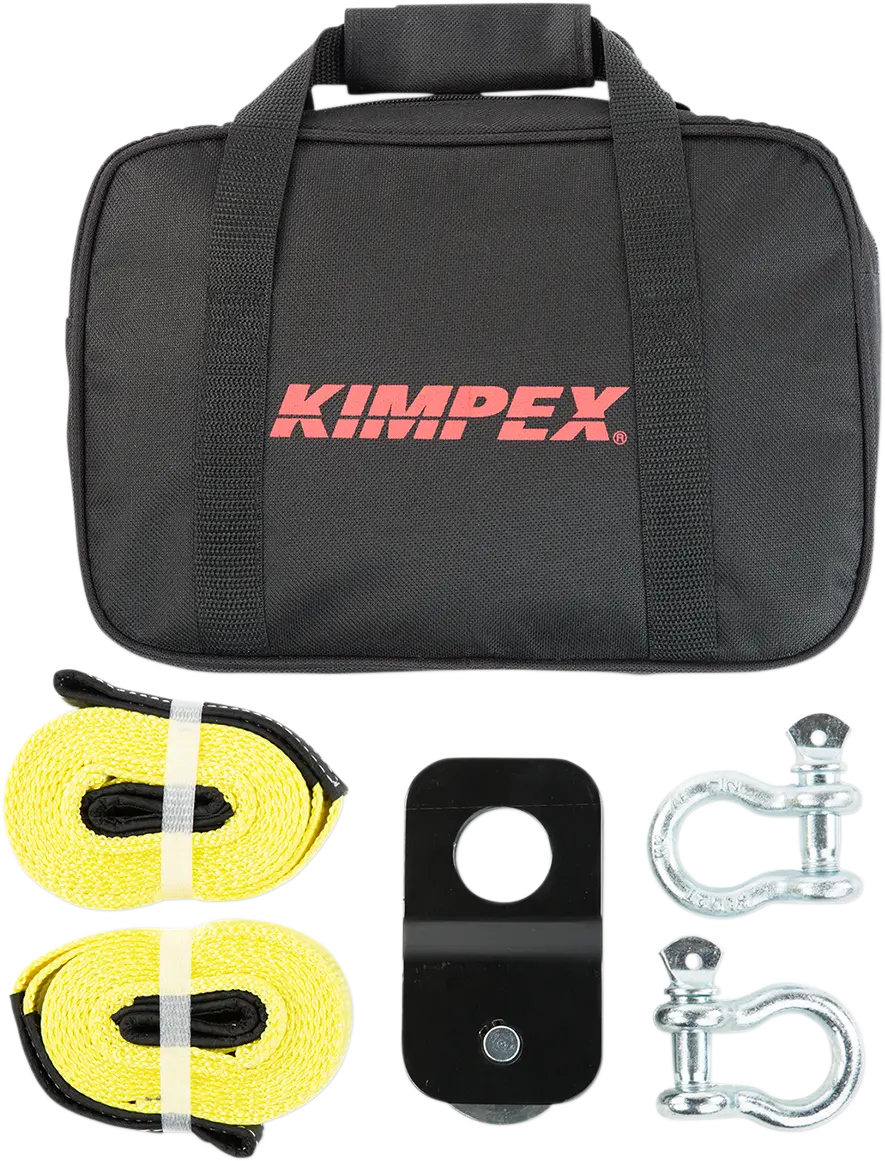 Kimpex Portable Winch Accessory Kit Snatch Block Straps Shackles 258025 1